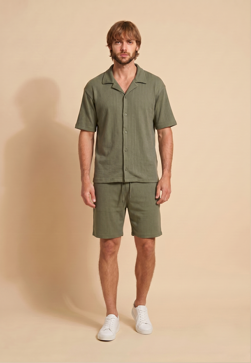U-ASPECT BUTTON DOWN SHIRT